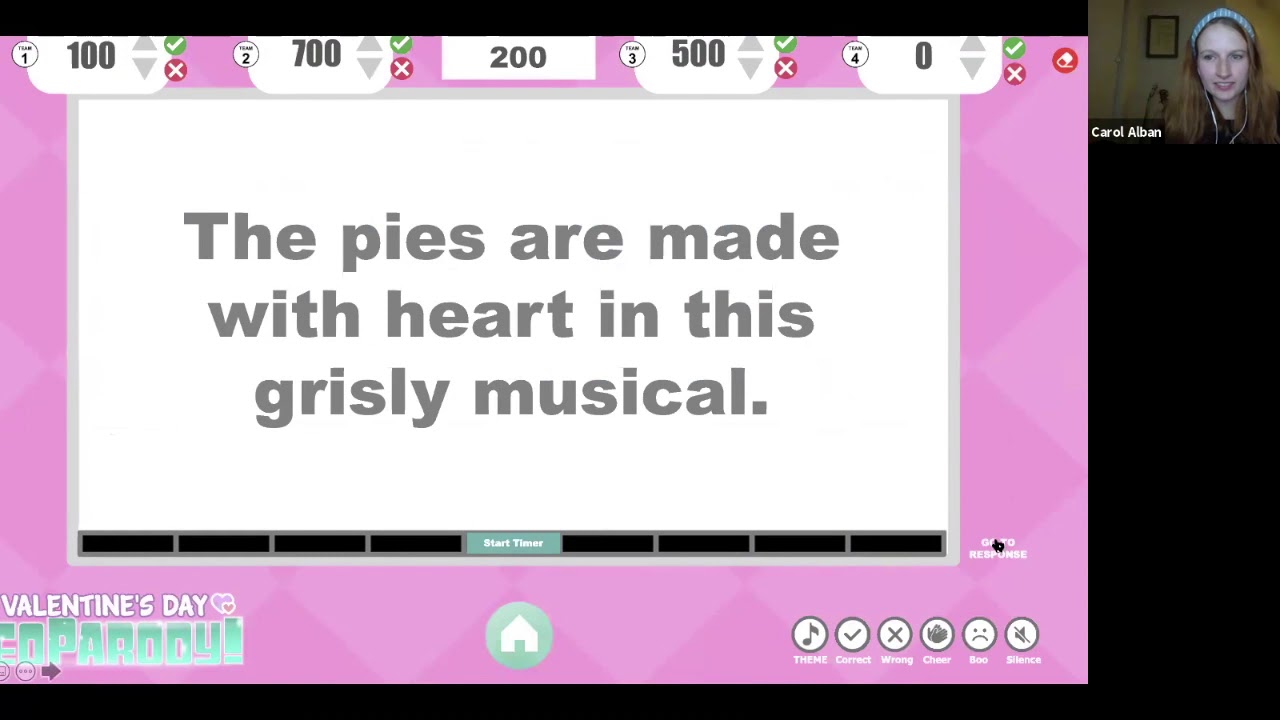 Theater trivia with Tom & Luisa